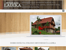 Tablet Screenshot of drvenekuce-ladika.com.hr